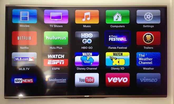 Apple TV покажет музыку и мультики