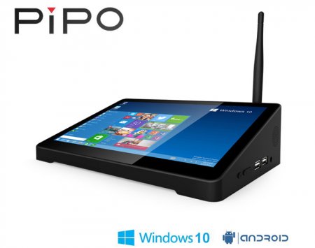 Мультимедийная приставка PIPO X9 TV Box 8.9 inch Tablet Mini PC на Windows 10 и Android 4.4