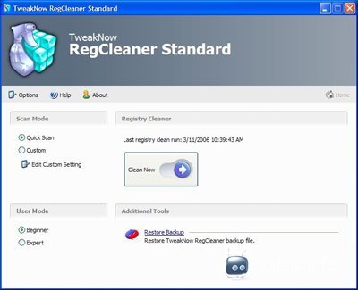 TweakNow RegCleaner 4.10