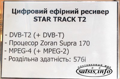 Список оборудования работающего в стандарте DVB-T2