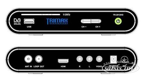 Обзор цифрового эфирного ресивера DVB-T2 Trimax TR-2012 HD