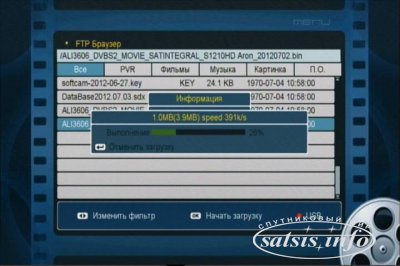 Инструкция к Sat-Integral S-1210 HD Aron