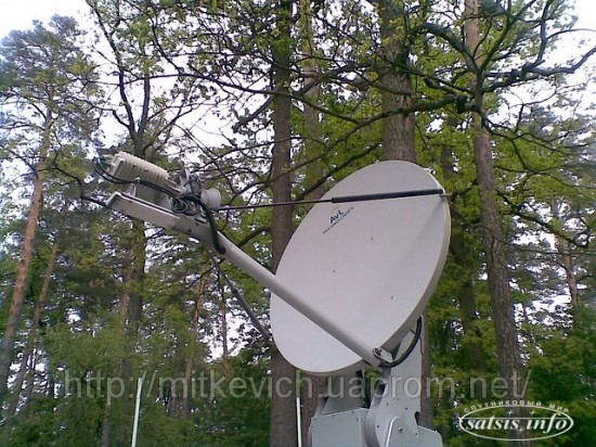 Спутниковый интернет в Ka-диапазоне на мобильной базе.