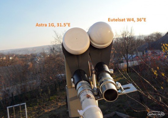 Astra 1G,31.5°Е, Eutelsat W4,36°E фото 2/3