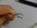 Зачищеный нуль модемный кабель