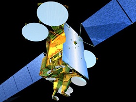 Ракета-носитель "Протон" c космическим аппаратом "Арабсат-5Б" установлена на стартовом комплексе