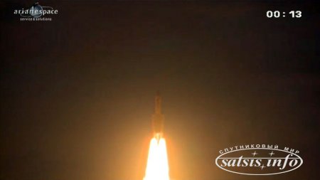 Европейская Ariane-5 вывела на орбиту два телеком-спутника