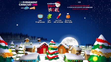 Стартовал праздничный телеканал La Chaîne du Père Noël HD