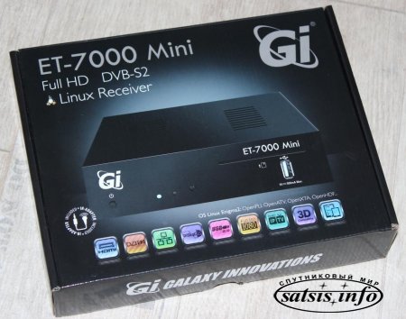 Обзор спутникового HD ресивера GI ET7000 Mini