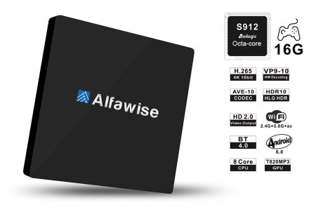 Ultra HD медиаплеер Alfawise S92 TV Box