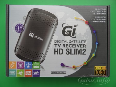 Обзор спутниковых HD ресиверов GI HD Slim 2 и GI HD Slim 2+