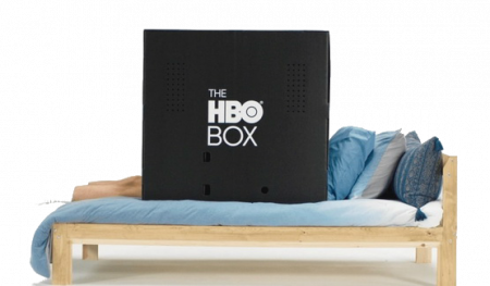 Телеканал HBO выпустил чёрную картонную коробку для уединённого просмотра сериалов