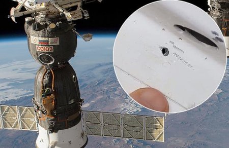 Выяснились подробности о дыре в пилотируемом корабле «Союз МС-09» — её просверлили уже на орбите
