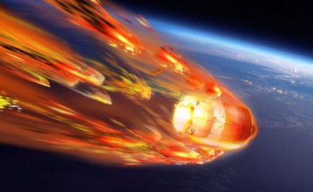 Российский спутник сгорел в атмосфере