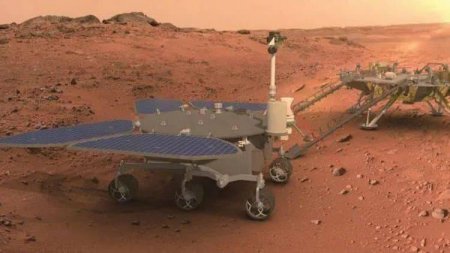 Китайский марсоход передал на Землю первые данные по структуре недр Красной планеты