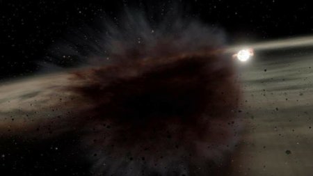 Астрономы нашли огромное облако пыли — оно больше звезды и образовалось от столкновения двух карликовых планет