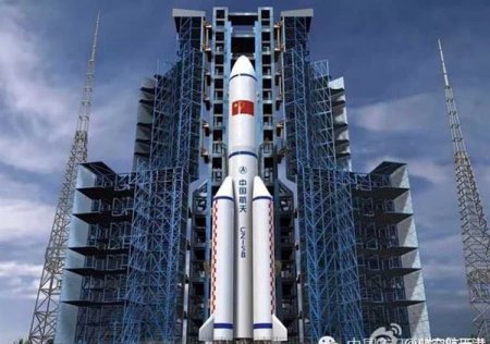 Ступень китайской ракеты CZ-5B вошла в атмосферу Земли и сгорела