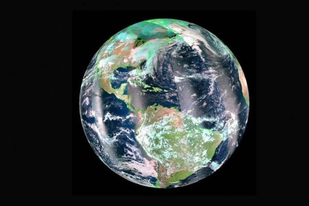 Получены первые глобальные снимки Земли аппаратурой спутника «Метеор-М» №2-4